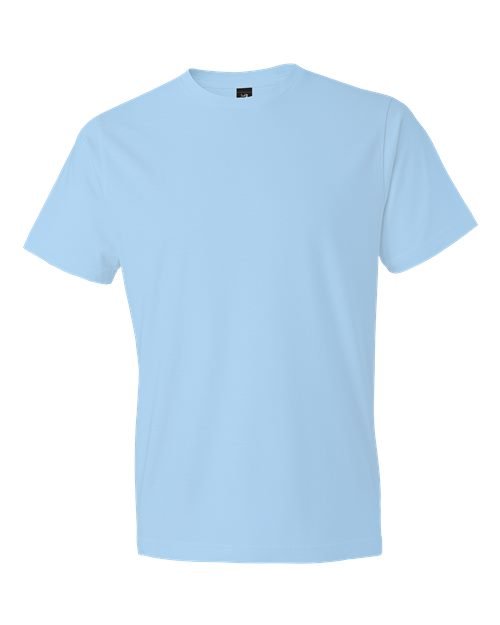 Unisex Softstyle® Lightweight T-Shirt — Baby Blue (front)