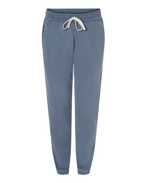 Unisex Garment-Dyed Lightweight Fleece Sweatpants — Blue Jean (front)