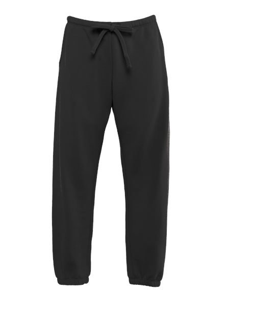 Women’s Laguna Sueded Sweatpants — Black (front)