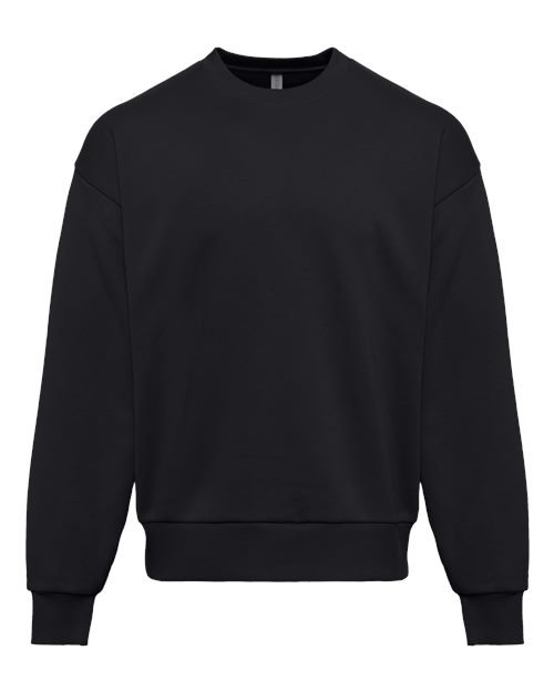 Unisex Heavyweight Crewneck Sweatshirt — Black (front)