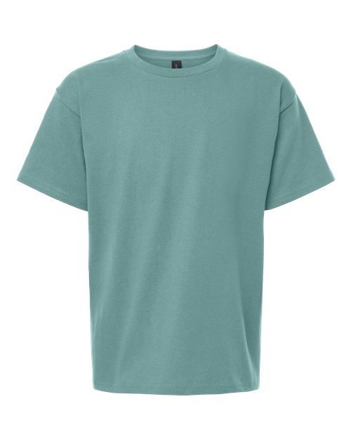 Youth Heavy Cotton™ T-Shirt — Aquatic (front)