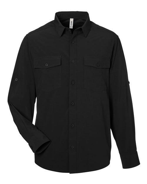 Men’s Ultra UVP® Marina Shirt — Black (front)