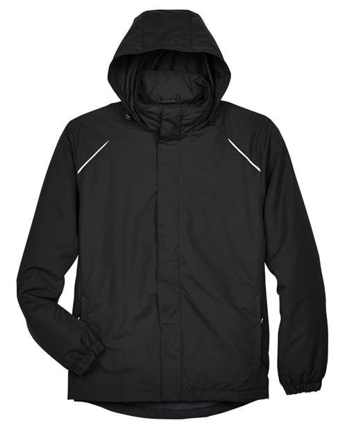 Men’s Profile Fleece-Lined All-Season Jacket — Black (front)