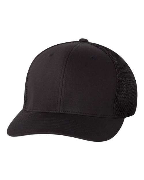Trucker Cap — Black (front)