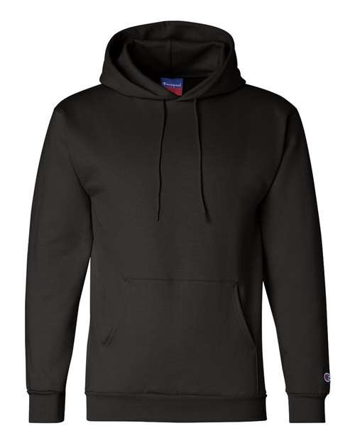 Unisex Powerblend® Hooded Sweatshirt — Black (front)