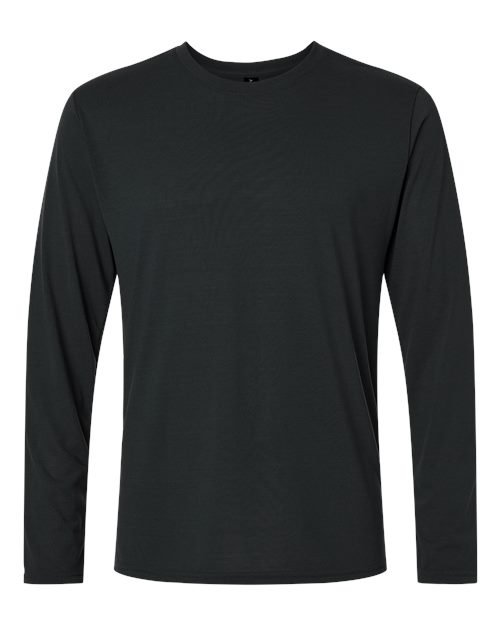 Unisex Performance® Long Sleeve T-Shirt — Black (front)