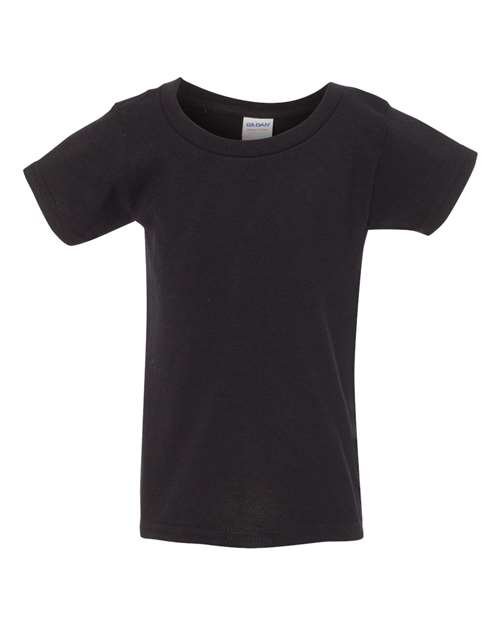 Toddler Heavy Cotton™ T-Shirt — Black (front)