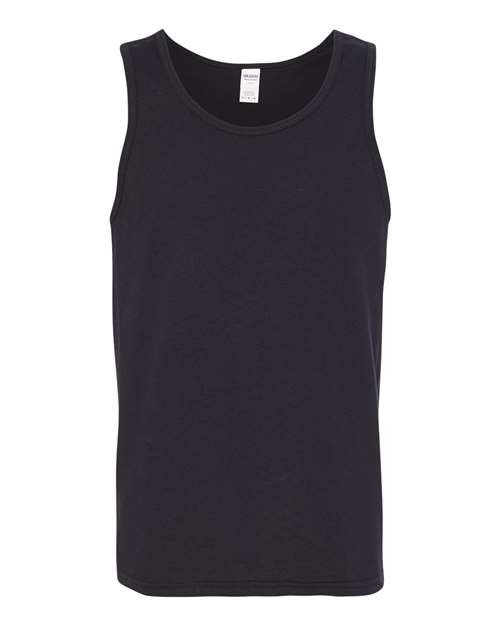 Unisex Heavy Cotton™ Tank Top — Black (front)