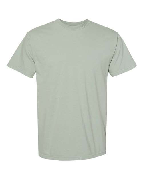 Unisex Garment-Dyed Heavyweight T-Shirt — Bay (front)